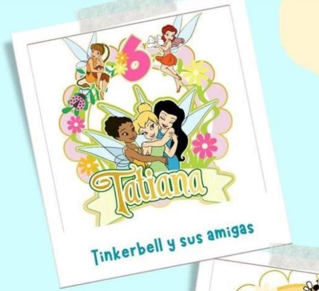 Topo de Bolo Sininho