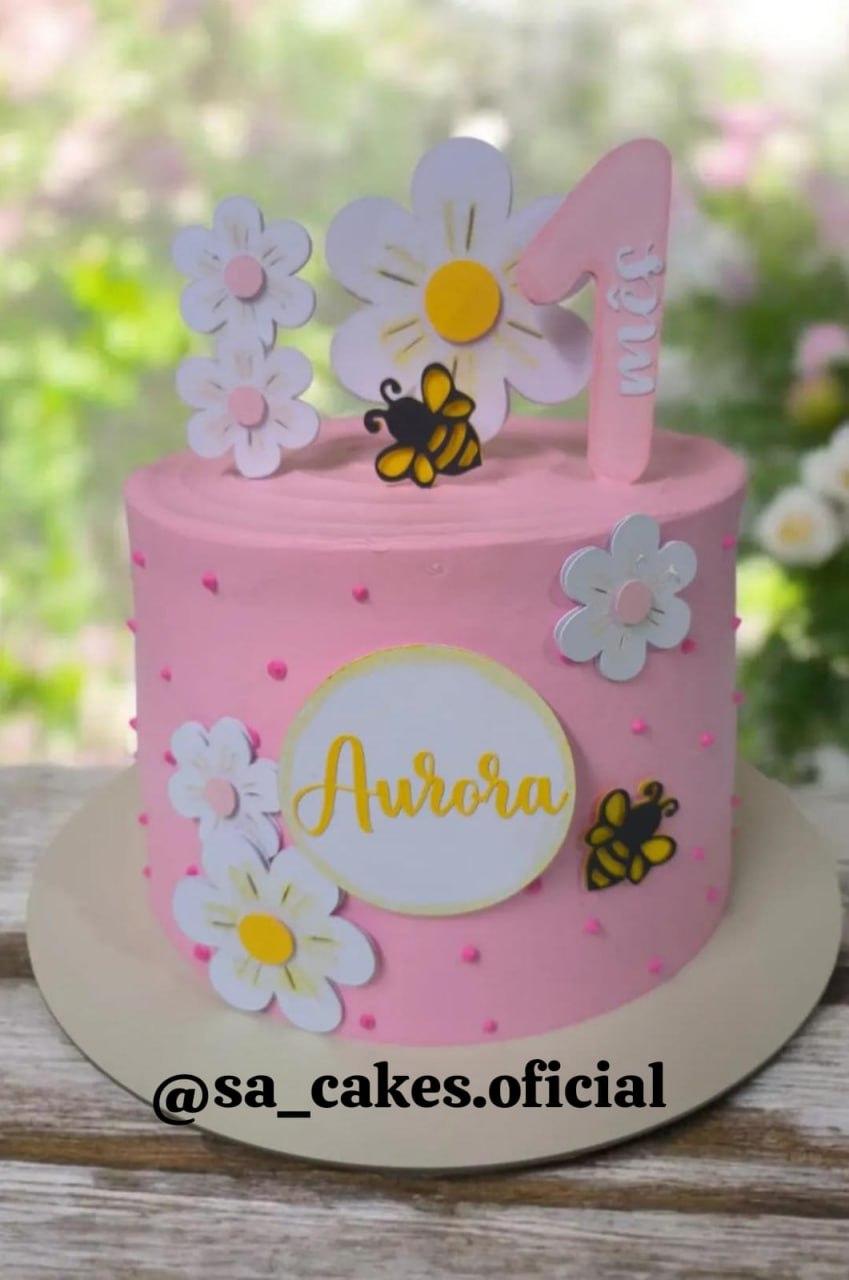 Arquivo de corte topo de bolo Margarida