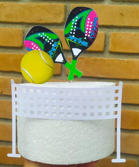 Topo de Bolo Beach Tenis