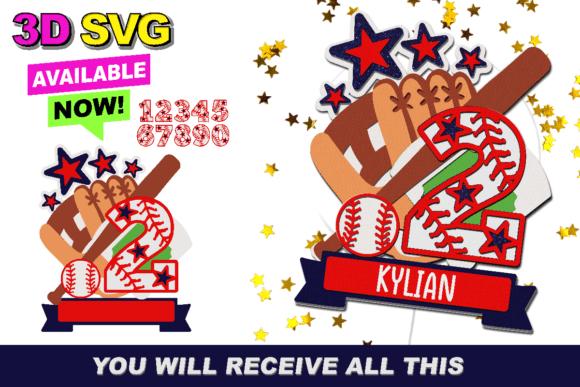 Topo de bolo Baseball