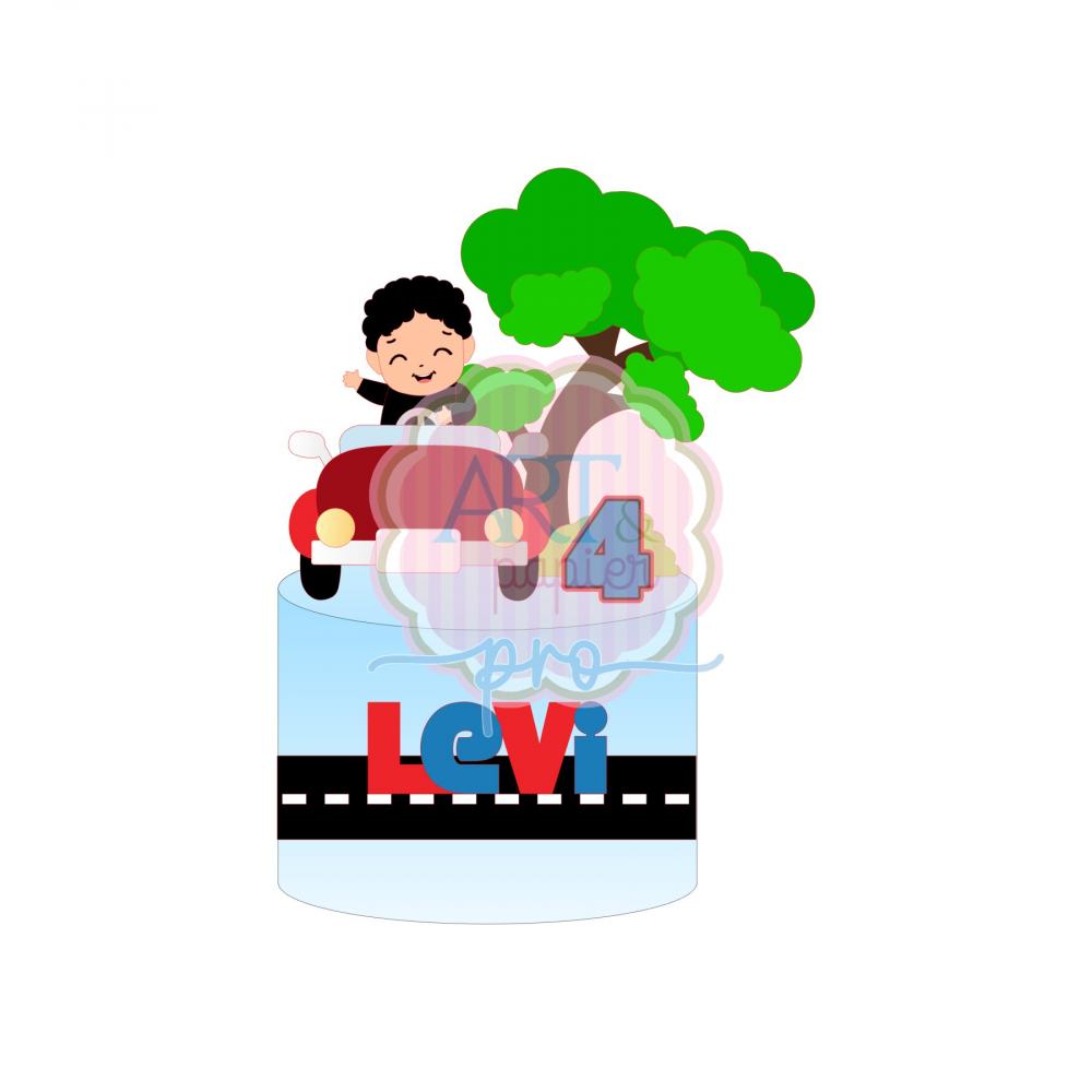 Topo de bolo bibi do Levi