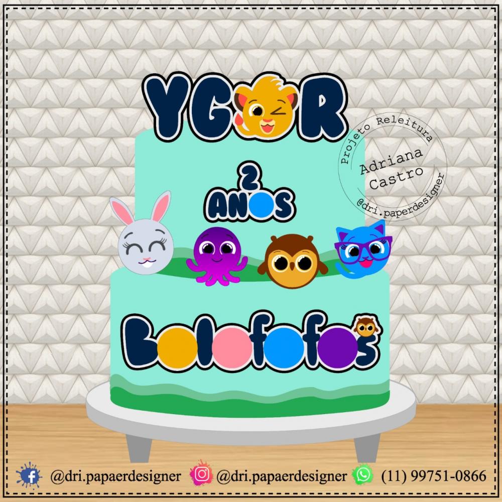 Topo de bolo Bolofofo