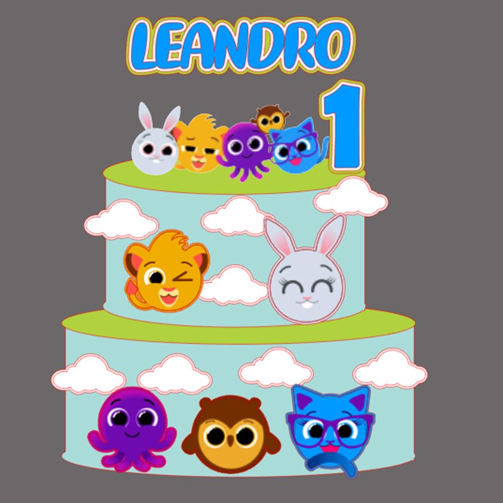 Topo de bolo Bolofofo