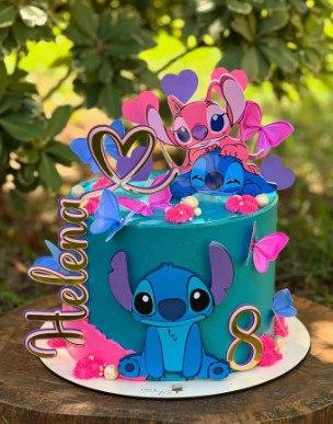 Topo de bolo Stitch