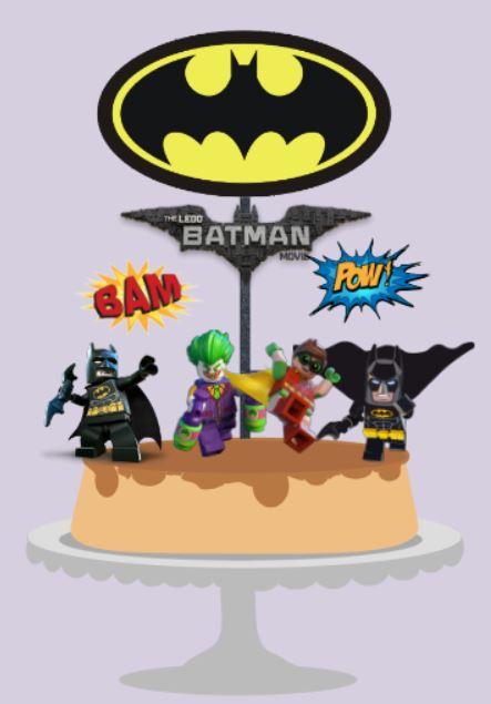 Topo de bolo Batman