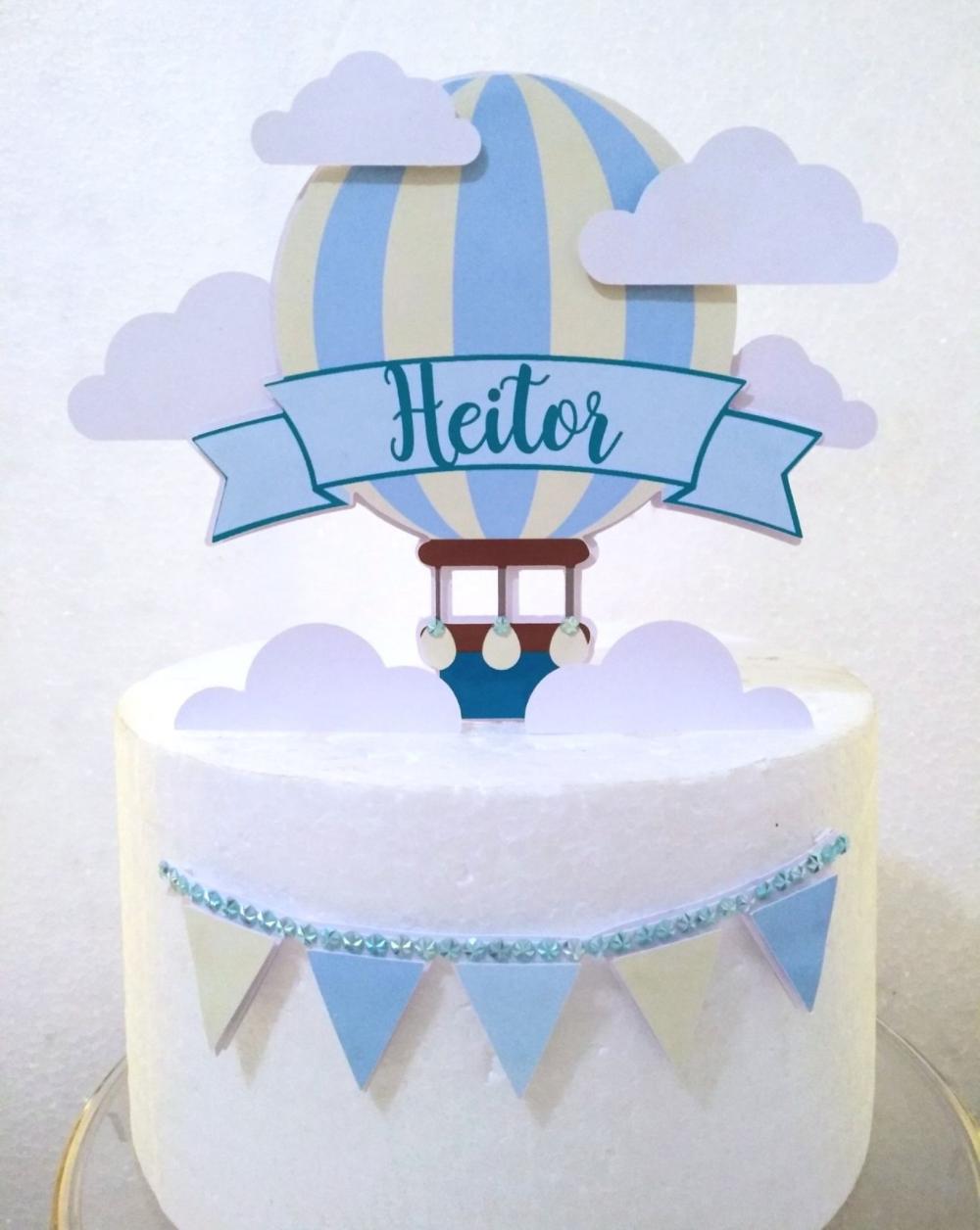 Topo de bolo Balão