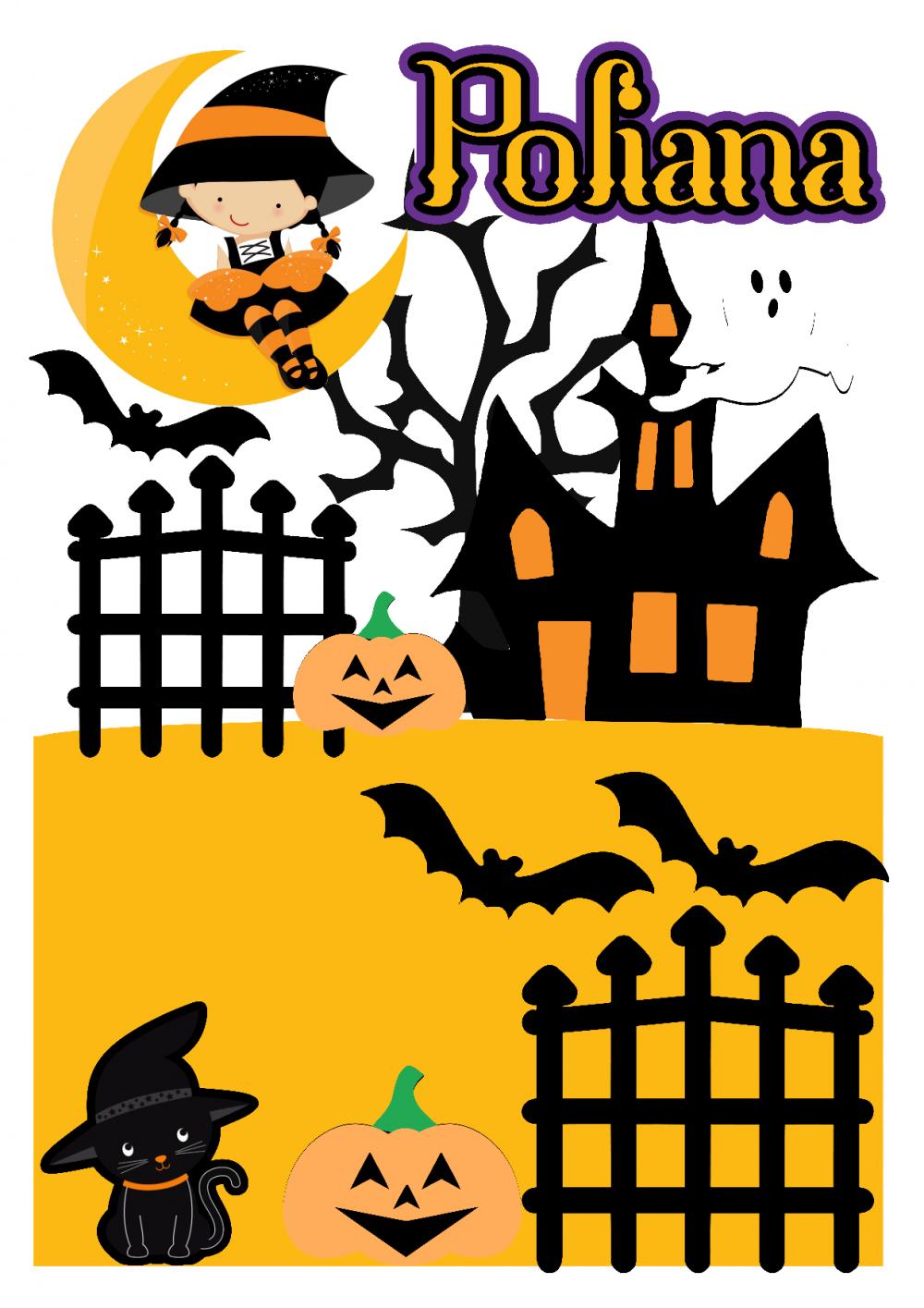 Topo de Bolo Halloween