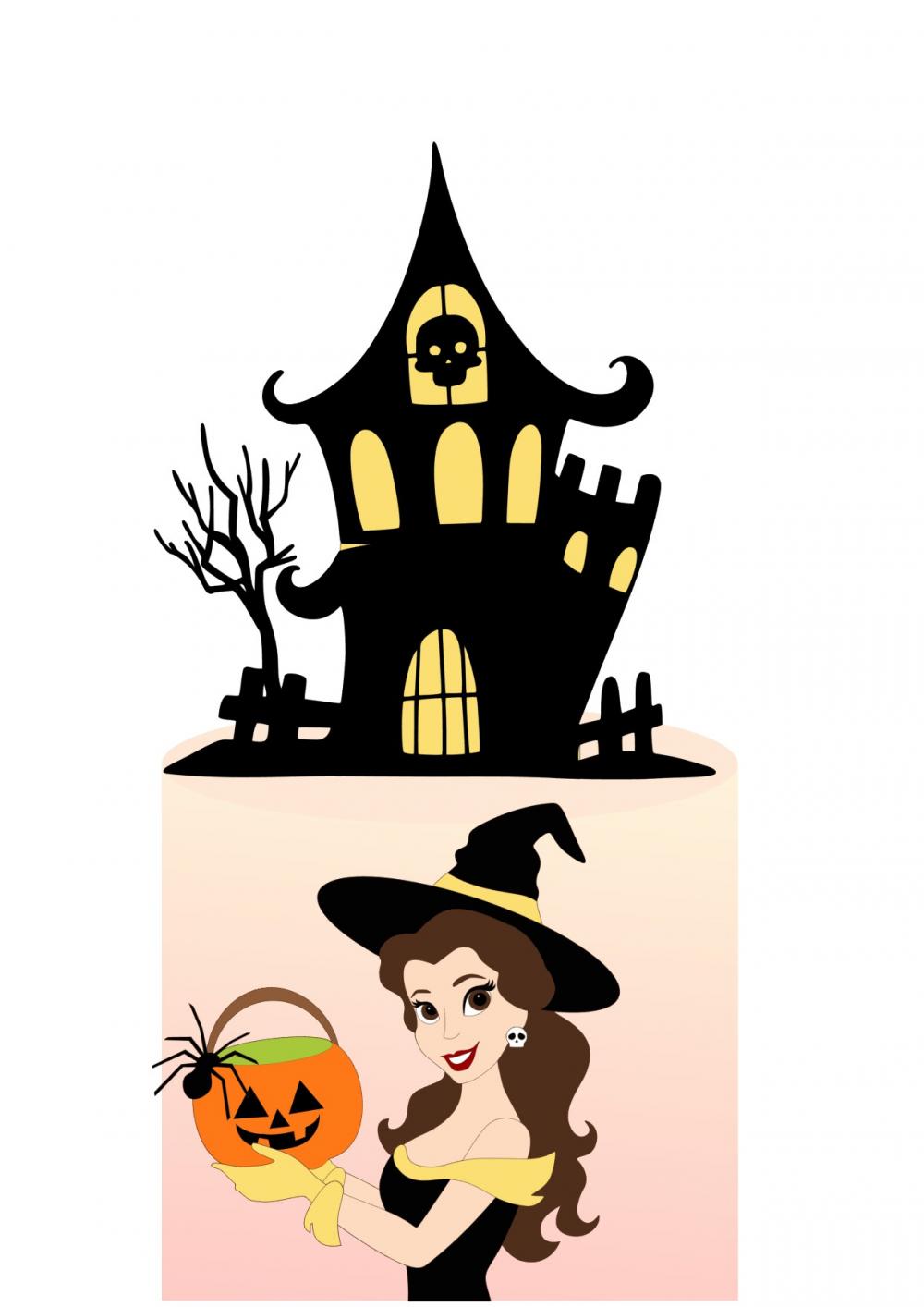 Topo de Bolo Halloween