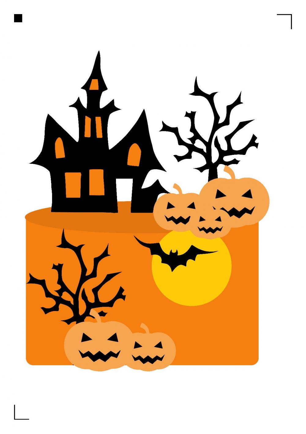 Topo de Bolo Halloween