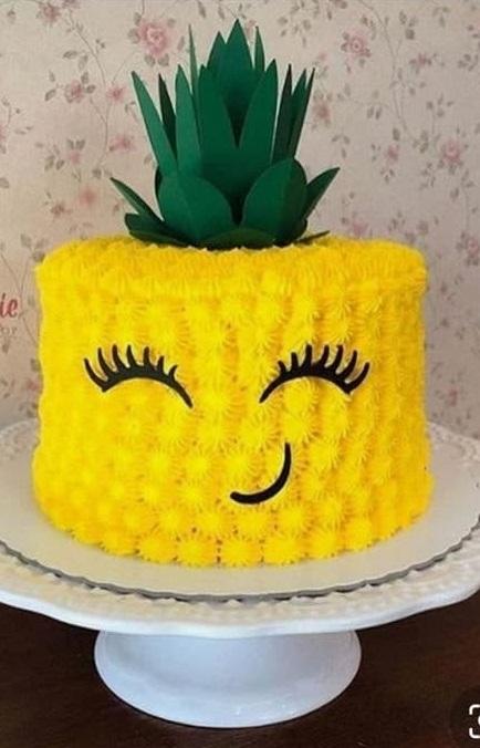 Topo de bolo Abacaxi