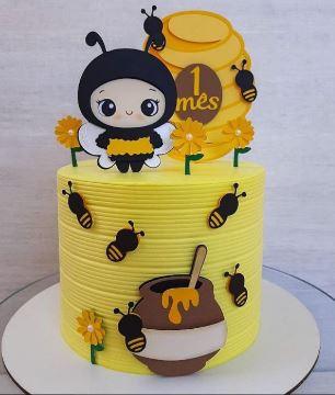 Topo de Bolo Abelhinha