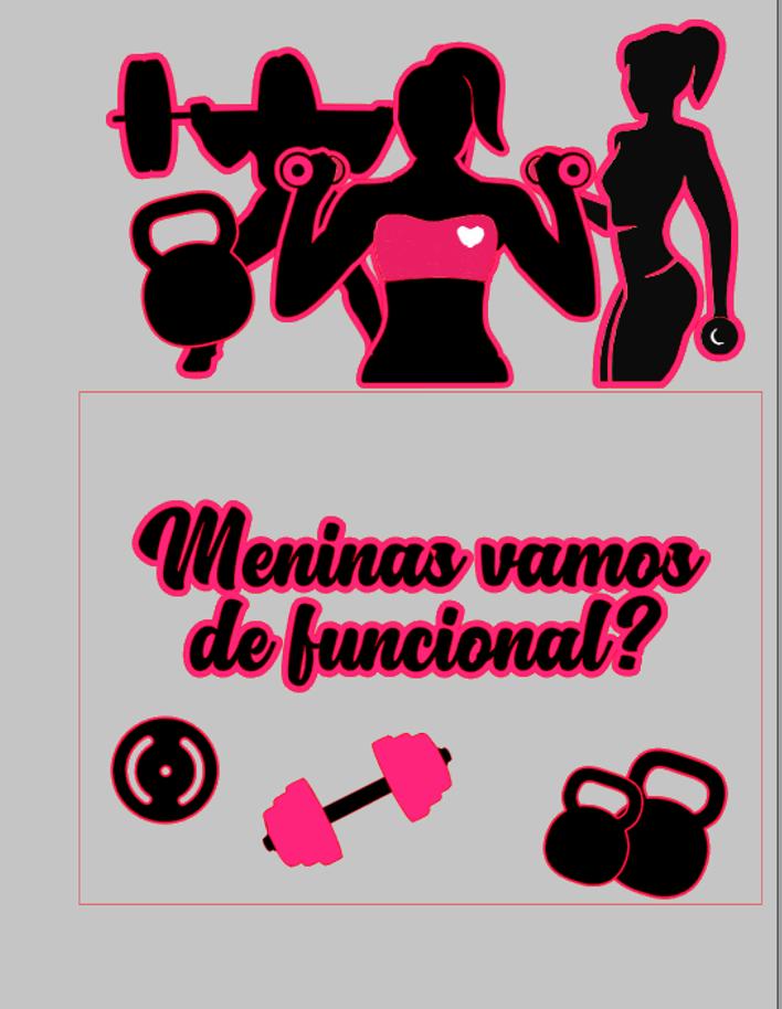 Topo de bolo Crossfit