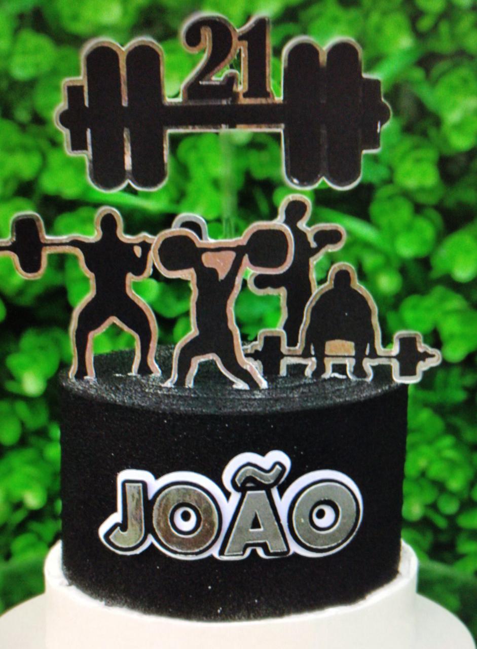 Topo de bolo Crossfit