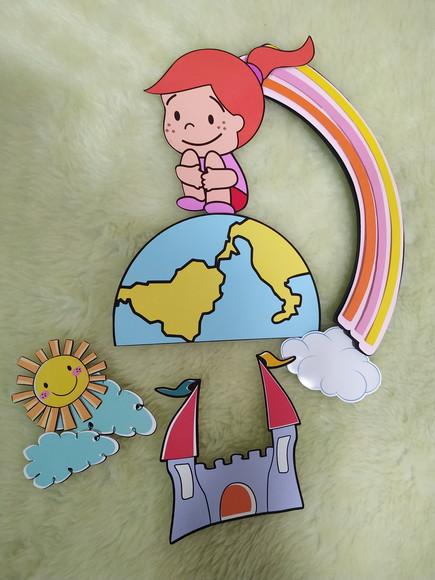 Topo de Bolo Aquarela