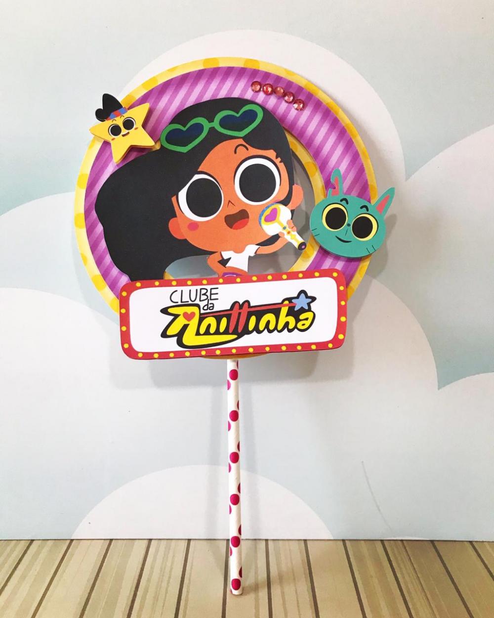 Topo de bolo Anitinha