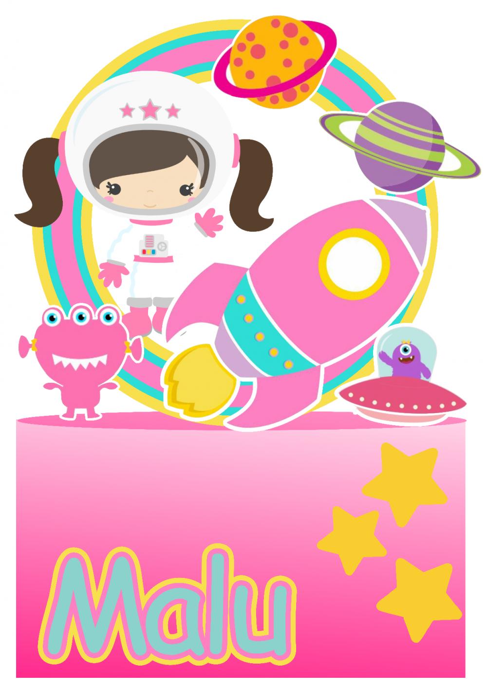 Topo de bolo Astronauta