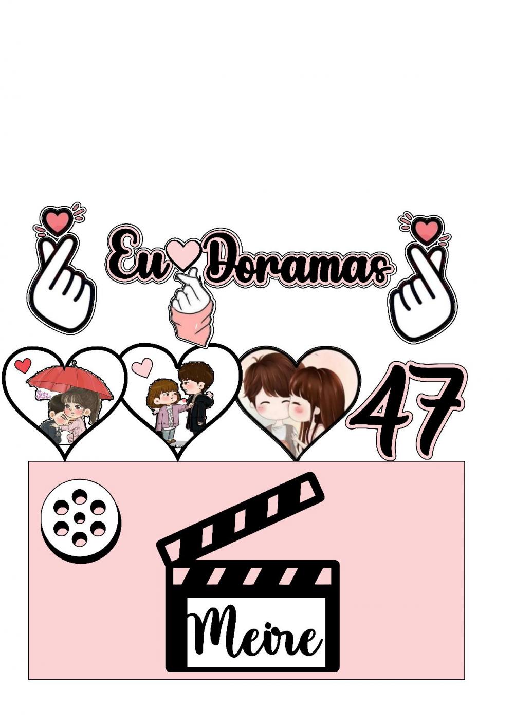 Topo de Bolo Doramas