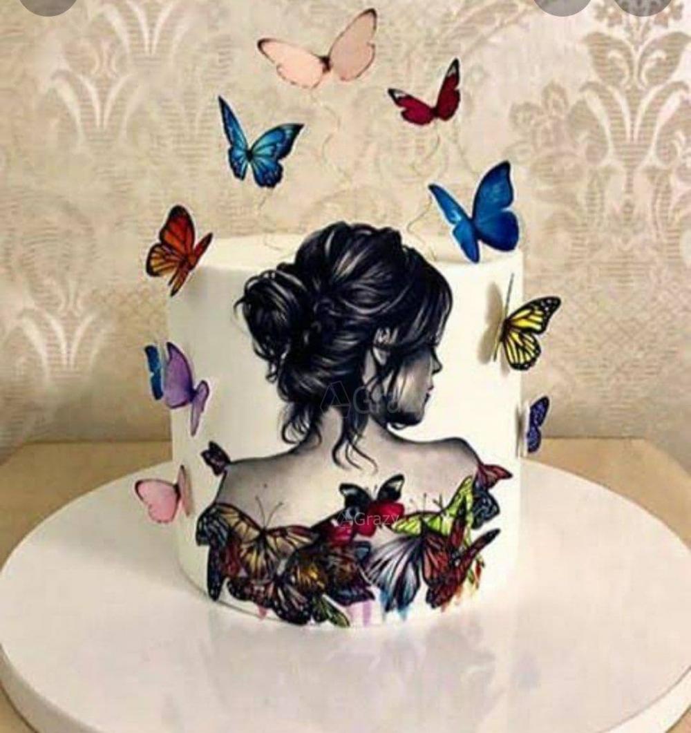 Topo de bolo Borboleta