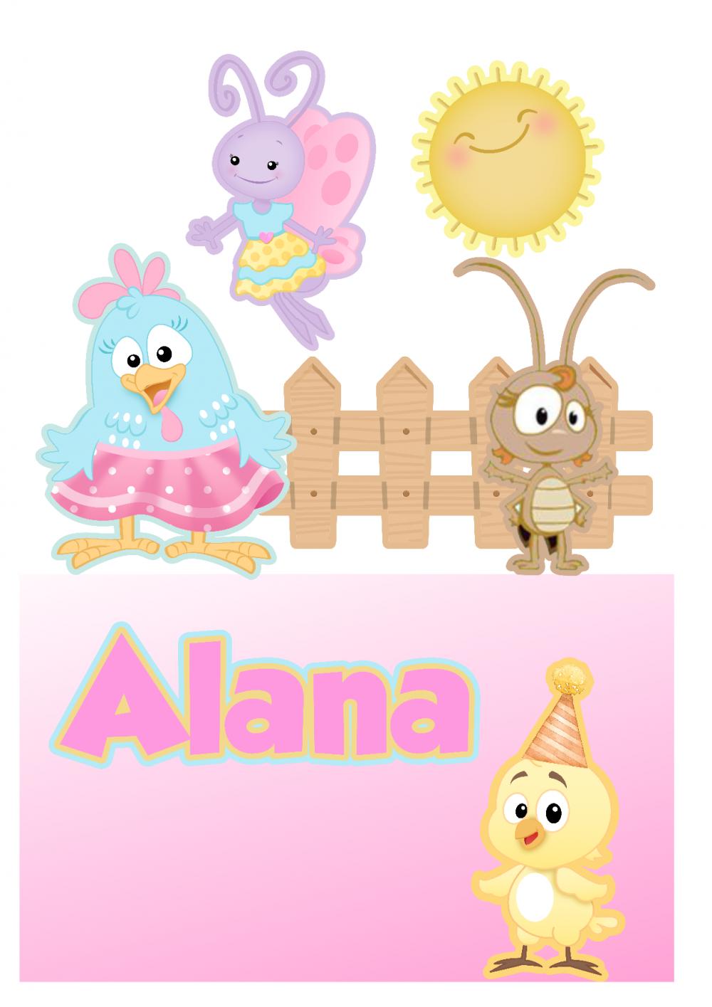 Topo de Bolo Galinha PIntadinha