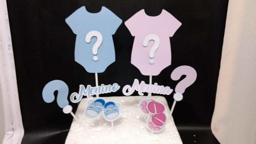 Topo de Bolo Chá revelação