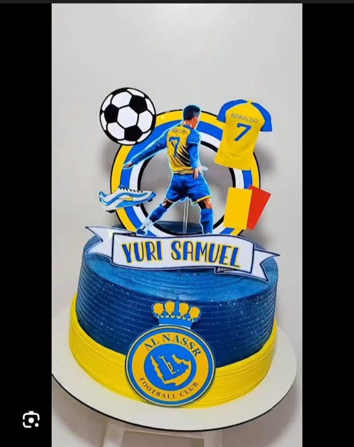 Arquivo de corte topo de bolo Futebol