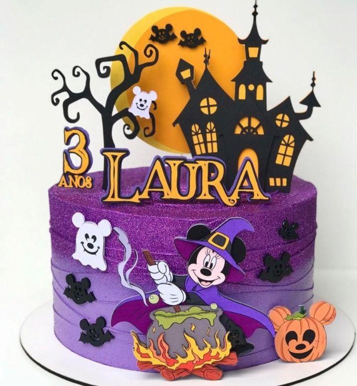 Arquivo de corte topo de bolo halloween