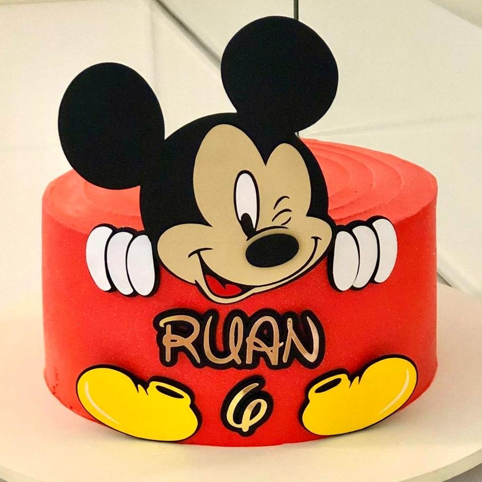 Topo de Bolo Mickey