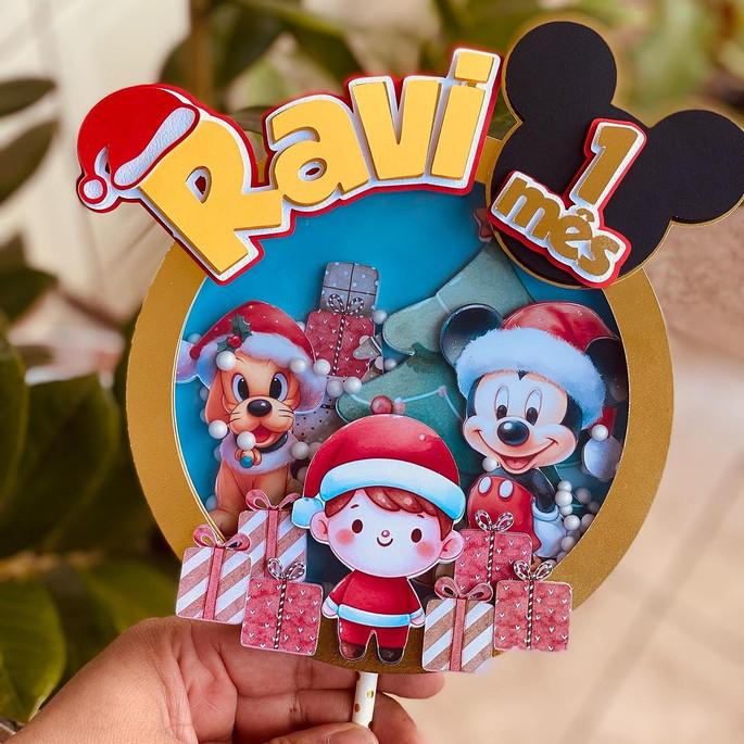 Topo de Bolo Mickey