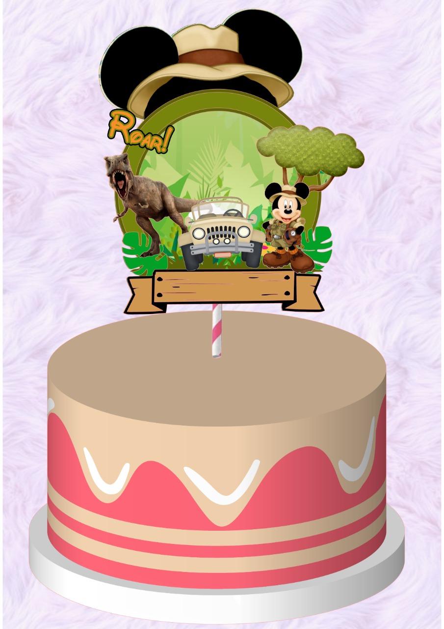 Topo de Bolo Mickey