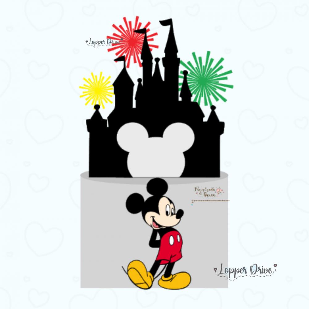 Topo de Bolo Mickey