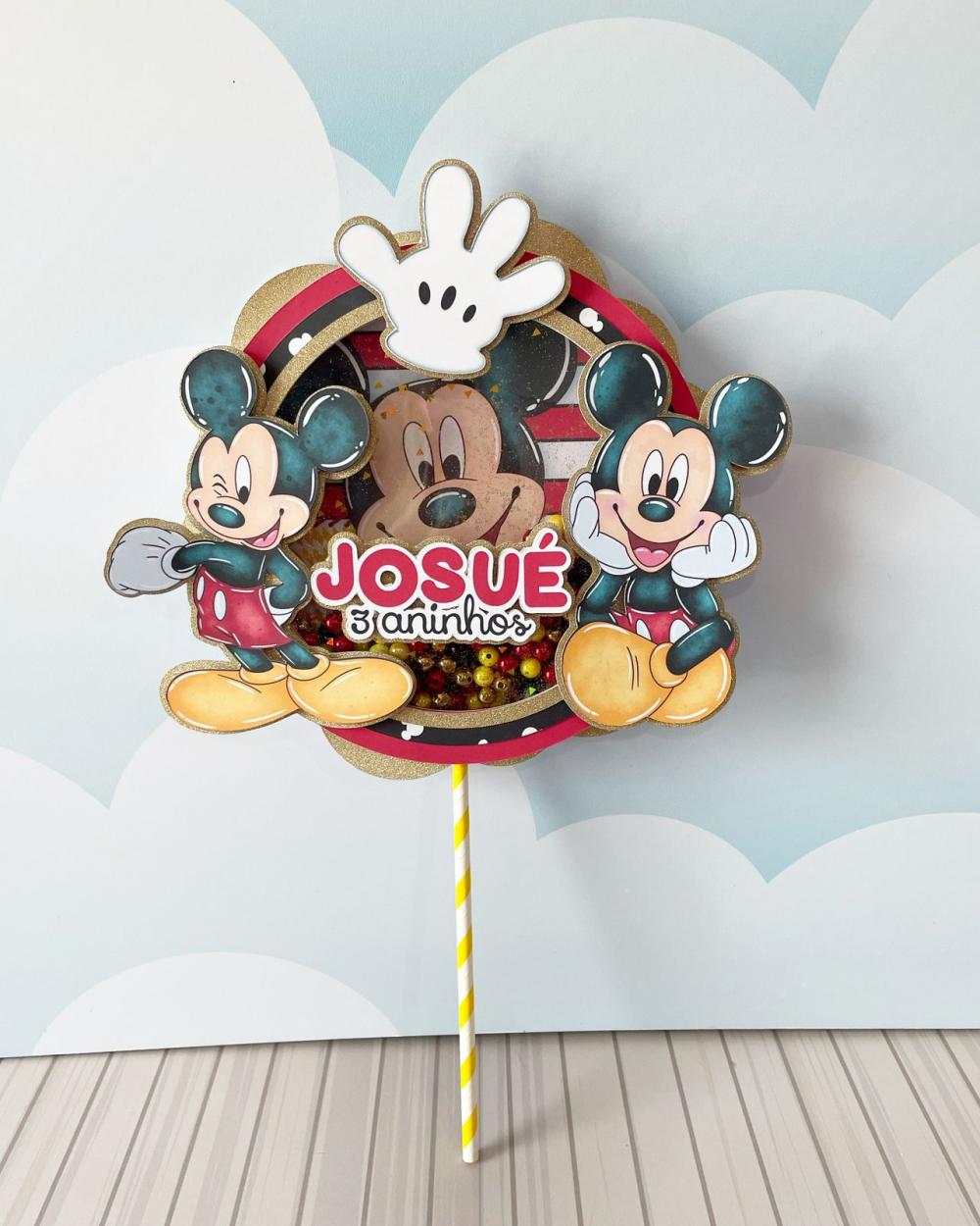 Topo de Bolo Mickey