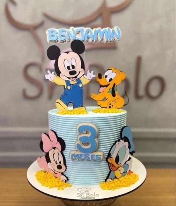 Topo de Bolo Mickey