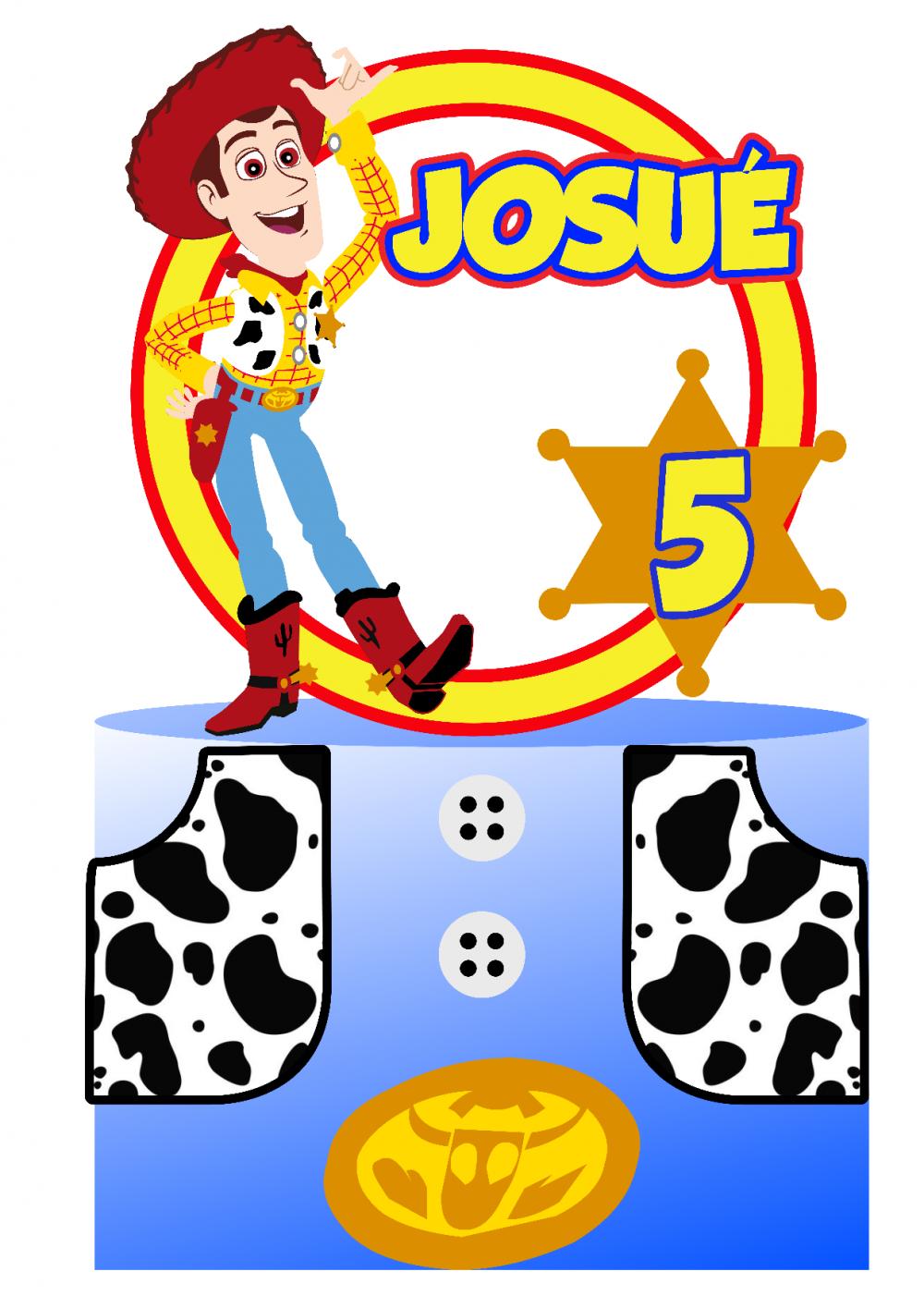 Topo de Bolo Toy Story