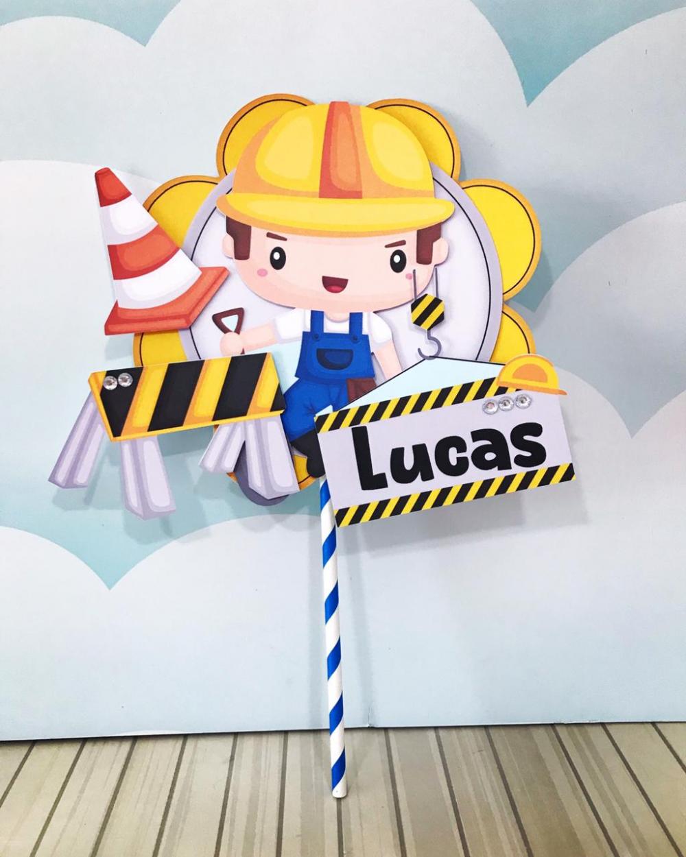 Topo de bolo Construção