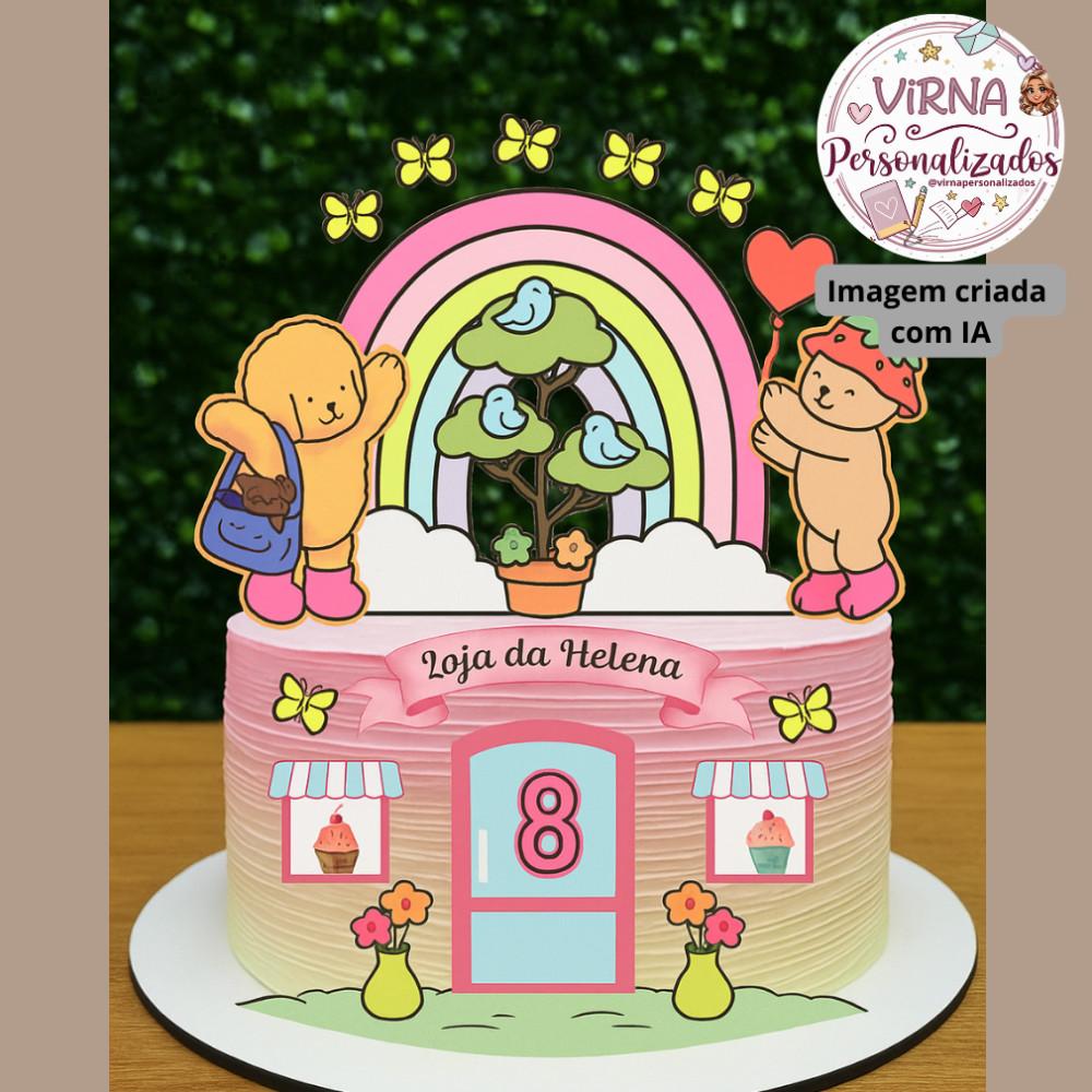 Topo de Bolo Bobbie Goods