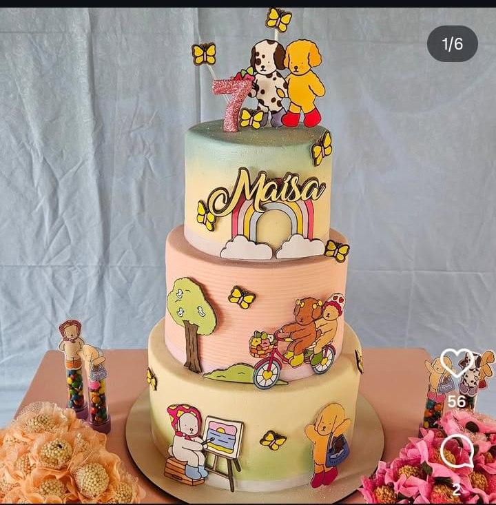 Topo de Bolo Bobbie Goods