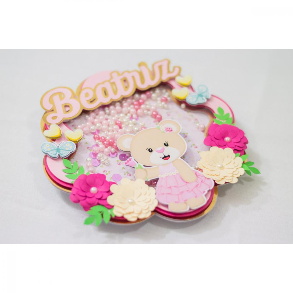 Topo de bolo Ursinha