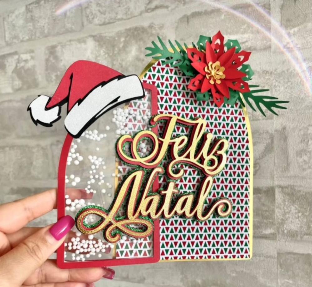 Topo de Bolo Natal