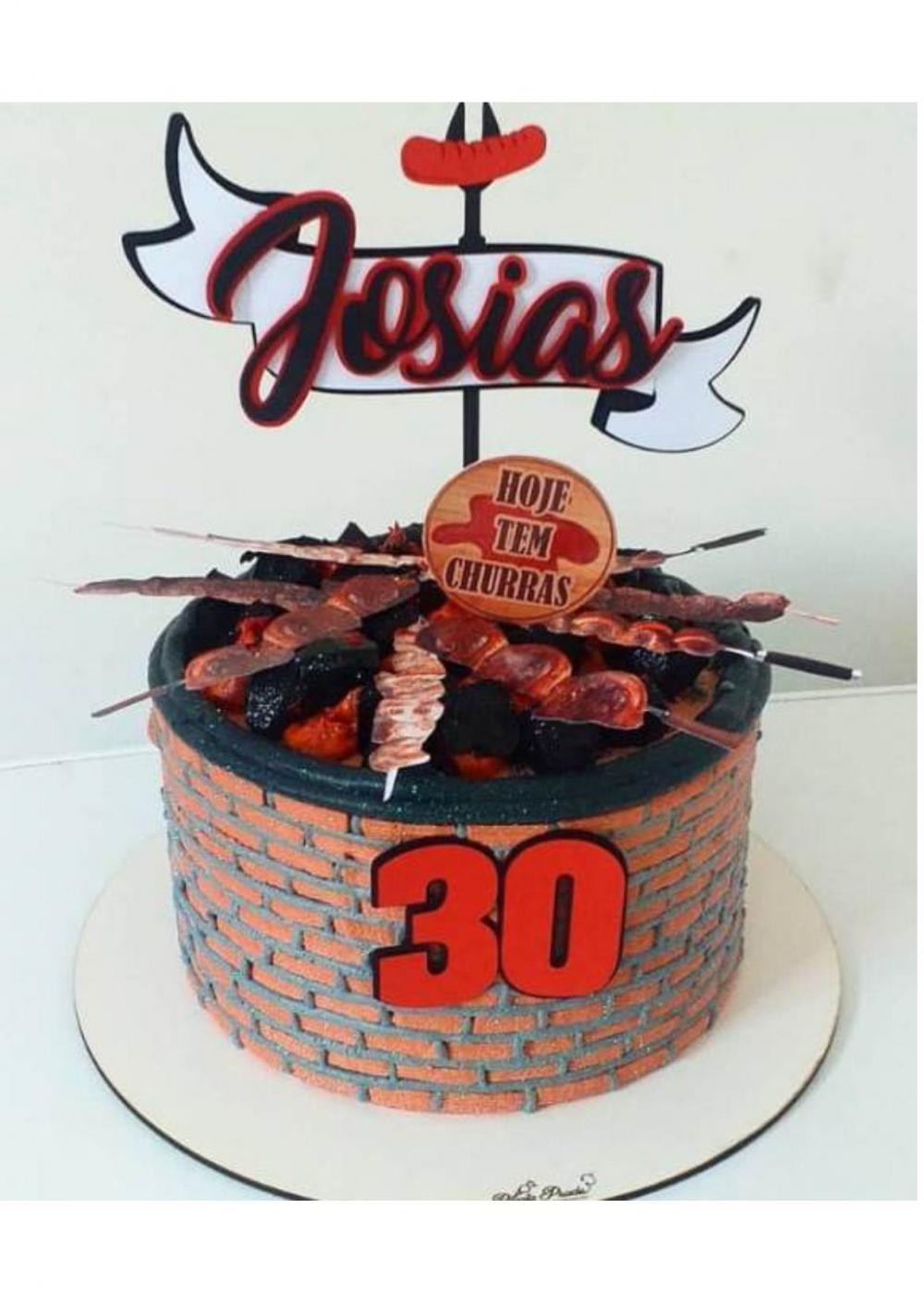 Topo de Bolo Churrasco
