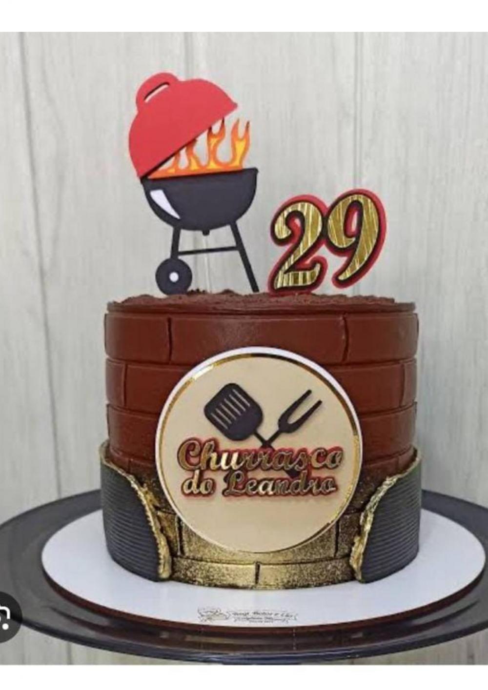 Topo de Bolo Churrasco
