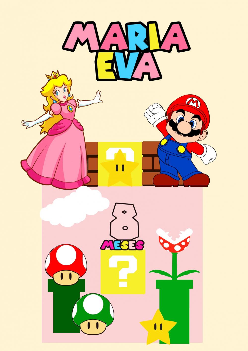 Topo de Bolo Super mario