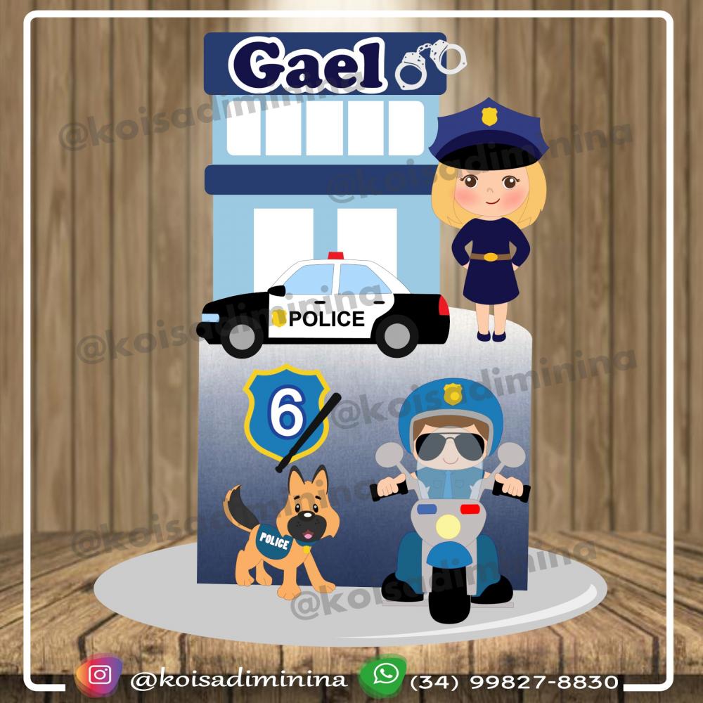 Topo de bolo Policial