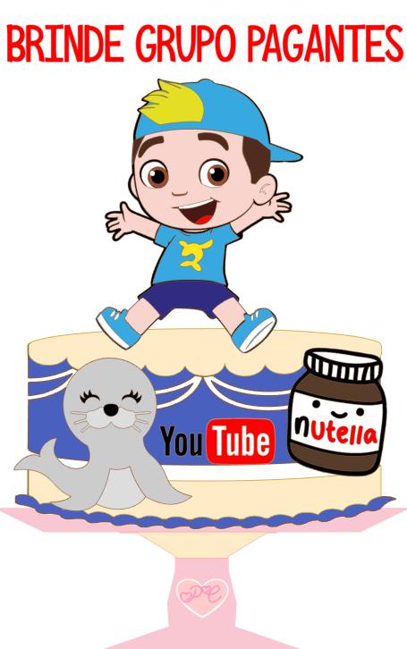 Topo de Bolo Lucas Neto