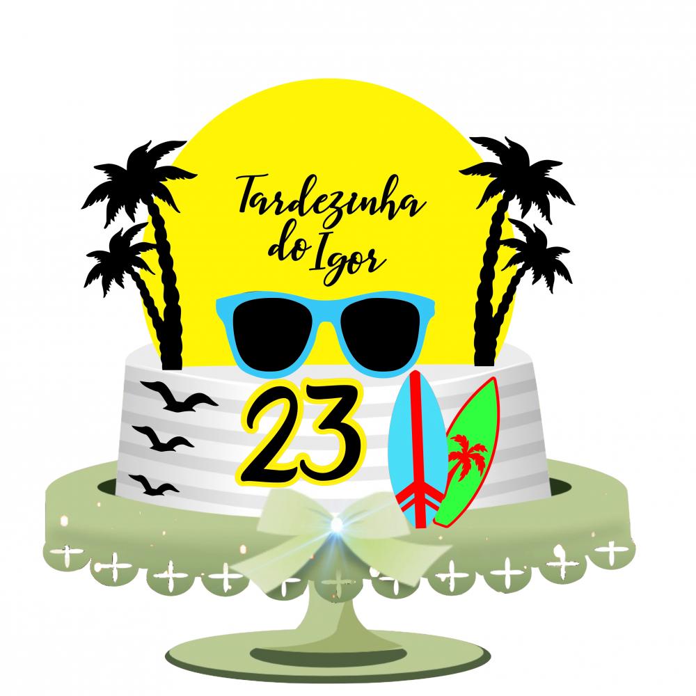 Topo de bolo tardezinha