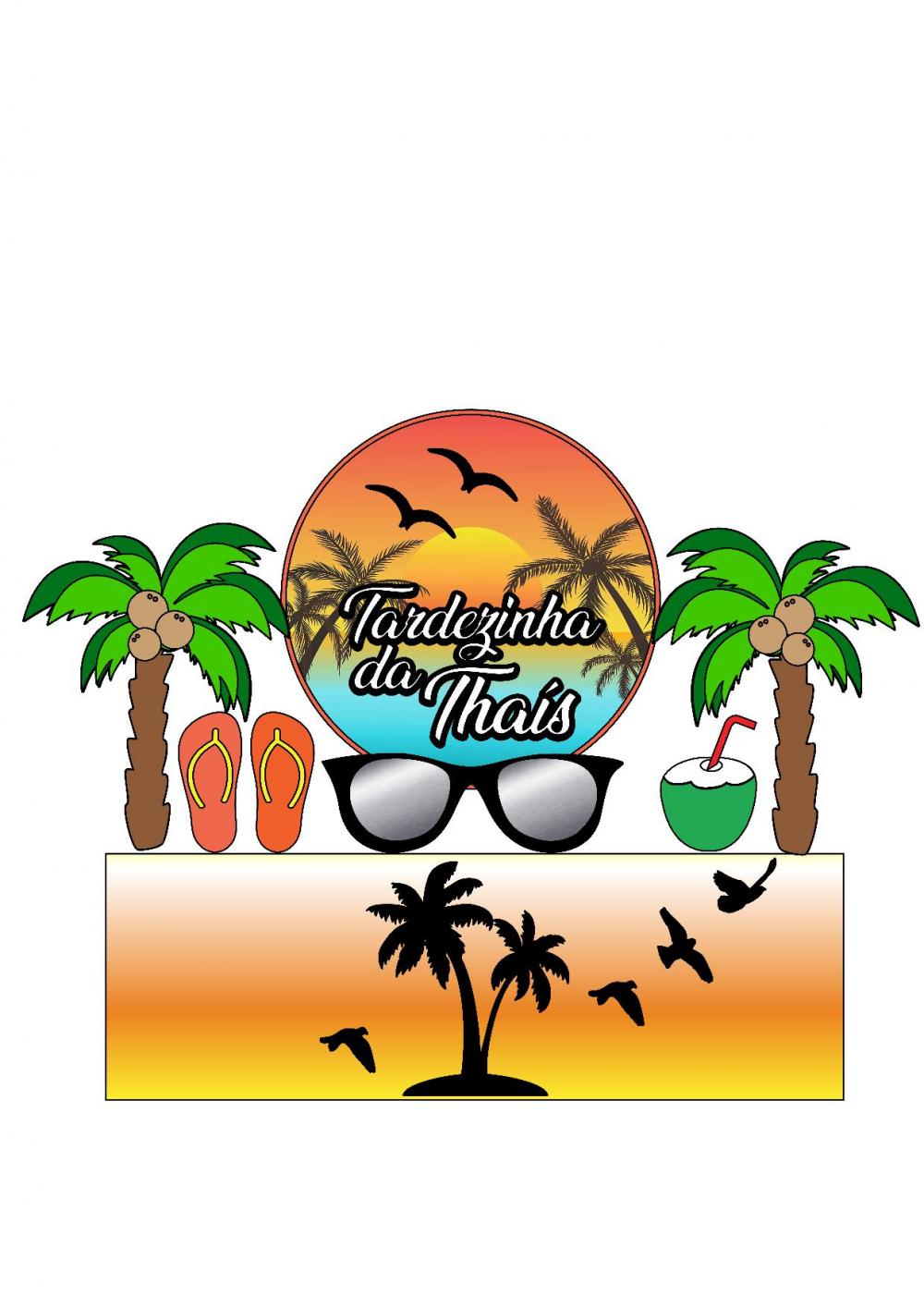 Topo de bolo tardezinha