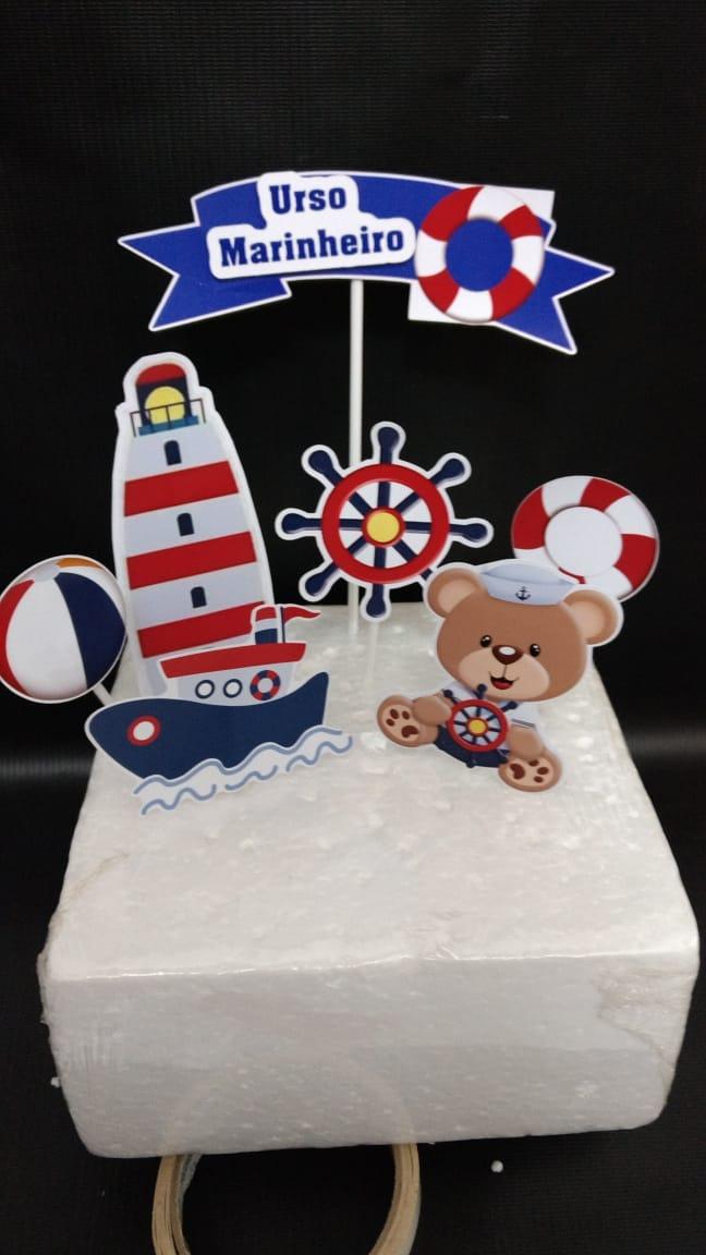 Topo de bolo Ursinho