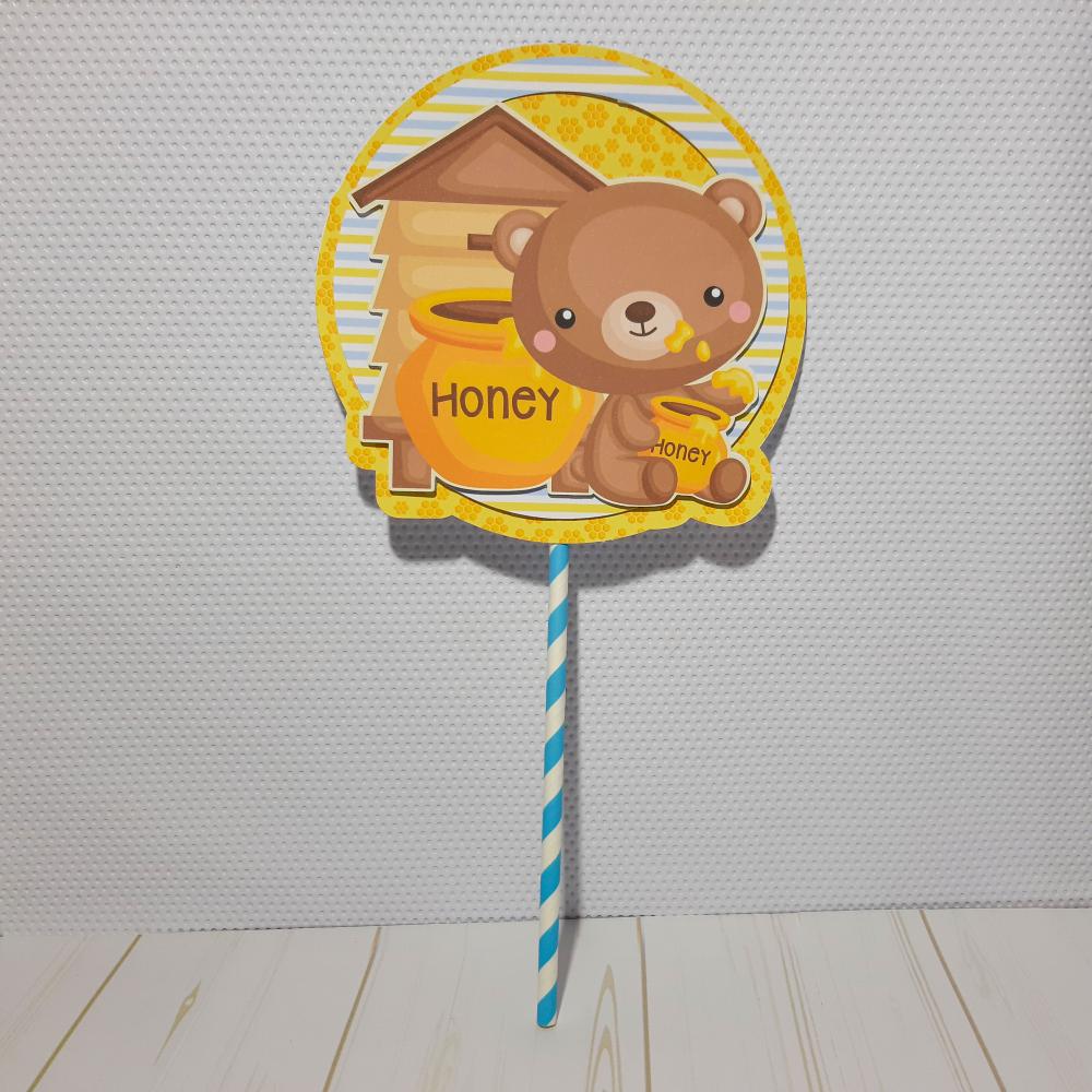 Topo de bolo Ursinho