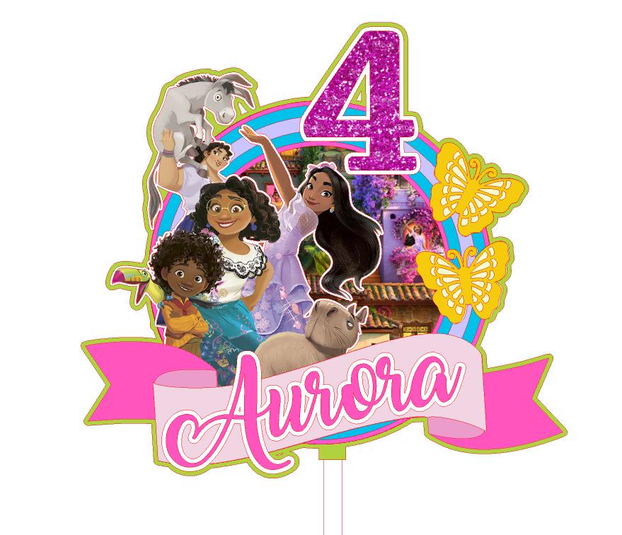 Topo de Bolo Encanto