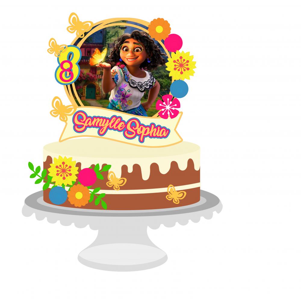 Topo de Bolo Encanto