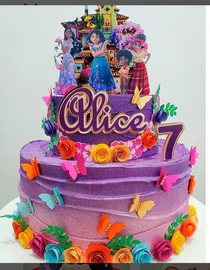 Topo de Bolo Encanto